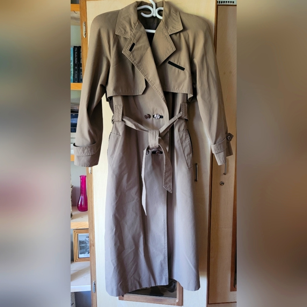 Lovely trench coat.
